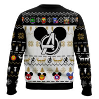 Hooktab Mickey Marvel Avengers Ugly Christmas Sweater