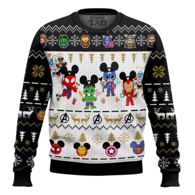 Mickey Marvel Avengers Ugly Christmas Sweater