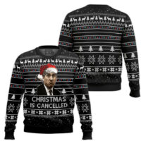 Hooktab Mike Christmas Is Cancelled The Office Ugly Christmas Sweater