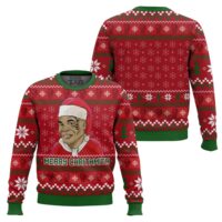 Hooktab Mike Tyson Merry Chrithmith Ugly Christmas Sweater