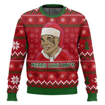 Mike Tyson Merry Chrithmith Ugly Christmas Sweater
