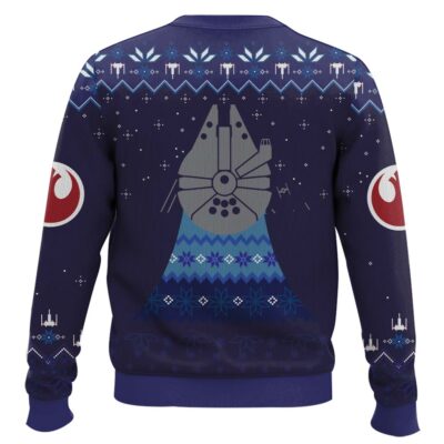 Hooktab Millennium Falcon Star Wars Ugly Christmas Sweater