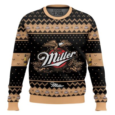 Miller Genuine Draft Brews Ugly Christmas Sweater