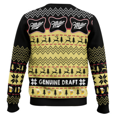 Hooktab Miller Genuine Draft Ugly Christmas Sweater