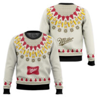 Hooktab Miller High Life Ugly Christmas Sweater