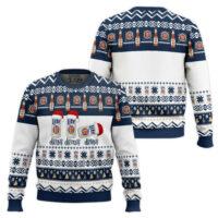 Hooktab Miller Lite Drink Drank Drunk Ugly Christmas Sweater