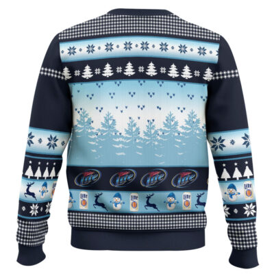 Hooktab Miller Lite Drinker Bells Ugly Christmas Sweater