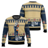 Hooktab Miller Lite Groot Ugly Christmas Sweater