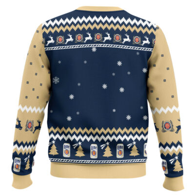 Hooktab Miller Lite In My Vein Ugly Christmas Sweater