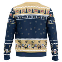Hooktab Miller Lite Merry Kissmyass Ugly Christmas Sweater