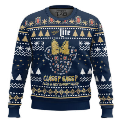 Miller Lite Princess Ugly Christmas Sweater