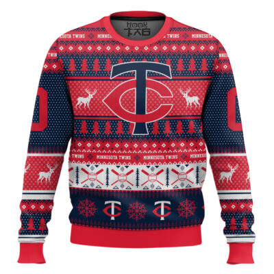 Minnesota Twins - Custom Name And Number Ugly Sweater