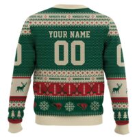 Hooktab Minnesota Wild - Custom Name And Number Ugly Sweater