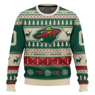 Minnesota Wild - Custom Name And Number Ugly Sweater