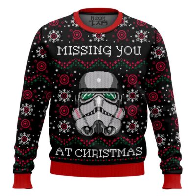 Missing You At Christmas Star Wars Ugly Christmas Sweater