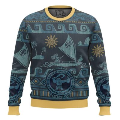 Moana Disney Ugly Christmas Sweater