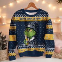 Hooktab Modelo Makes Me Happy Ugly Christmas Sweater