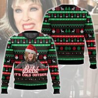Hooktab Moira Rose Bebe It's Cold Outside Meme Ugly Christmas Sweater