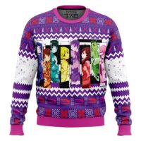 Hooktab Monogatari Girls Bakemonogatari Ugly Christmas Sweater