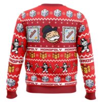 Hooktab Monopoly Board Games Ugly Christmas Sweater