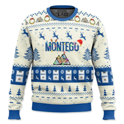 montego cigarettes Blue Ugly Christmas Sweater