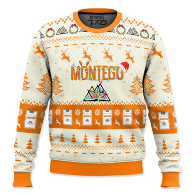 montego cigarettes Orange Ugly Christmas Sweater