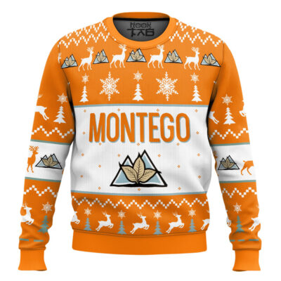 montego cigarettes Orange Ugly Christmas Sweater