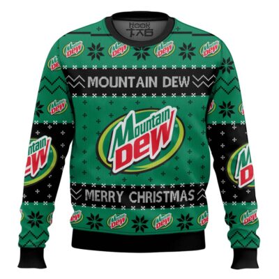 Mountain Dew Merry Christmas Ugly Christmas Sweater