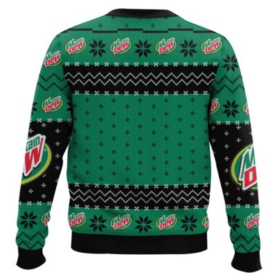 Hooktab Mountain Dew Merry Christmas Ugly Christmas Sweater