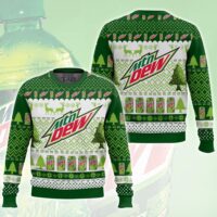 Hooktab Mountain Dew Ugly Christmas Sweater