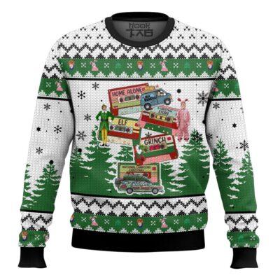 Movies For Xmas Days Ugly Christmas Sweater