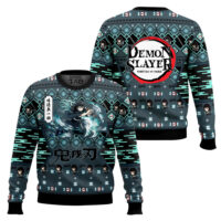 Hooktab Muichiro Tokito Ugly Christmas Sweater