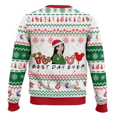 Hooktab Mulan Disney Princess Ugly Christmas Sweater
