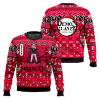 Hooktab Muzan Kibutsuji Ugly Christmas Sweater