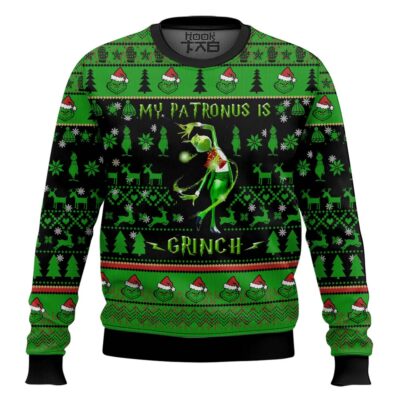 My Patronus Is The Grinch Ugly Christmas Sweater