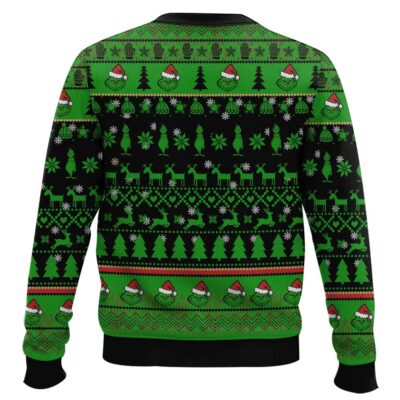 Hooktab My Patronus Is The Grinch Ugly Christmas Sweater