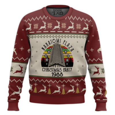 Nakatomi Christmas Party 1988 Die Hard Ugly Christmas Sweater
