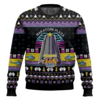 Hooktab Nakatomi Plaza 1988 Die Hard Ugly Christmas Sweater