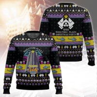 Hooktab Nakatomi Plaza 1988 Die Hard Ugly Christmas Sweater