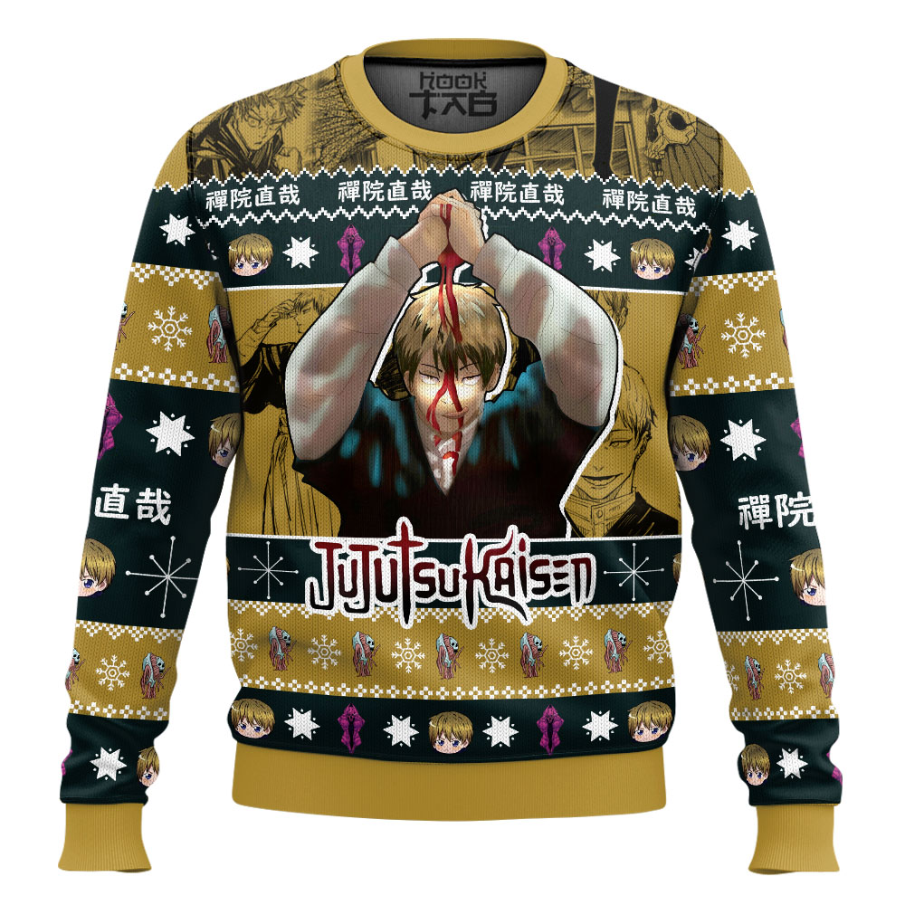 Hooktab Naoya Zenin Jujutsu Kaisen Ugly Sweater Hooktab Naoya Zenin Jujutsu Kaisen Ugly Sweater