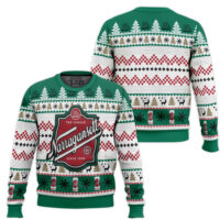 Hooktab Narragansett Beer Ugly Christmas Sweater