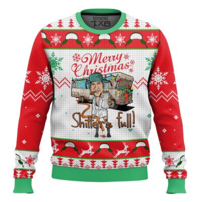 National Lampoon's Christmas Vacation Shitters Full Ugly Christmas Sweater