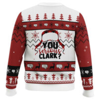 Hooktab National Lampoon's Vacation You Serious Clark Ugly Christmas Sweater