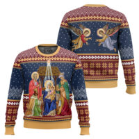 Hooktab Nativity Of Jesus Christ Ugly Christmas Sweater