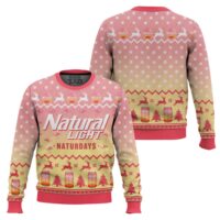 Hooktab Natural Light Naturdays Ugly Christmas Sweater