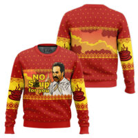 Hooktab Nazi No Soup For You Seinfeld Ugly Christmas Sweater