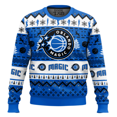 NBA Orlando Magic Custom Name And Number Ugly Christmas Sweater