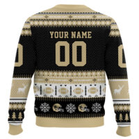 Hooktab New Orleans Saints - Custom Name And Number Ugly Sweater