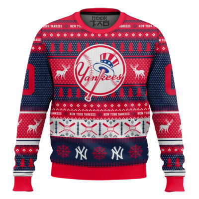 New York Yankees - Custom Name And Number Ugly Sweater