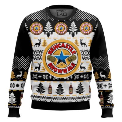 Newcastle Brown Ale Ugly Christmas Sweater